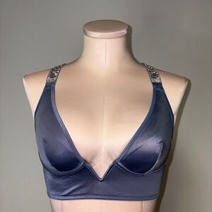BNWT Victoria's Secret Rhinestone Satin Bralette XS